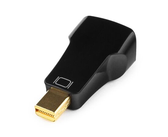  Конвертер Mini DP-1.1a (папа) - D-SUB/VGA (мама), черный, 1920x1200(1080)@60Hz, поддерживает Apple, Oem, Cablexpert A-mDPM-VGAF-01 