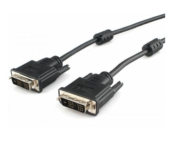  Кабель Cablexpert CC-DVIL-BK-6 DVI-D single link 19M/19M 1.8м CCS черный 