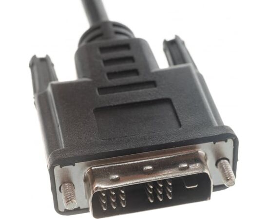  Кабель Cablexpert CC-DVIL-BK-6 DVI-D single link 19M/19M 1.8м CCS черный 