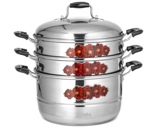  Мантоварка-пароварка LARA LR03-40 11,0л 