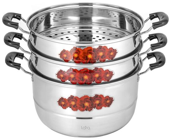  Мантоварка-пароварка LARA LR03-40 11,0л 