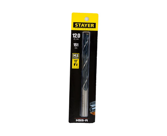  Сверло Stayer 29602-12 по металлу 12мм цилиндрический 1шт 
