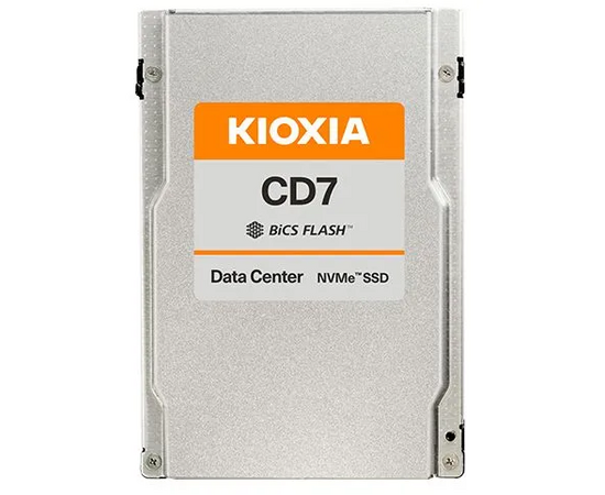  SSD KIOXIA CD7-R (KCD71RUG3T84) 2,5"(SFF/U.2), 3840GB, NVMe 1.4/PCIe 4.0 1x4, R6650/W3200MB/s, IOPS(R4K) 1100K/180K, MTTF 2,5M, 1DWPD/5Y 