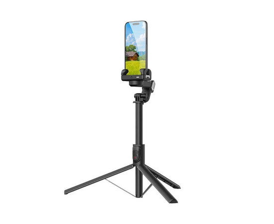  Монопод со стабилизатором 3в1 Wiwu Wi-SE009, 160см, пульт Bluetooth (Black) 