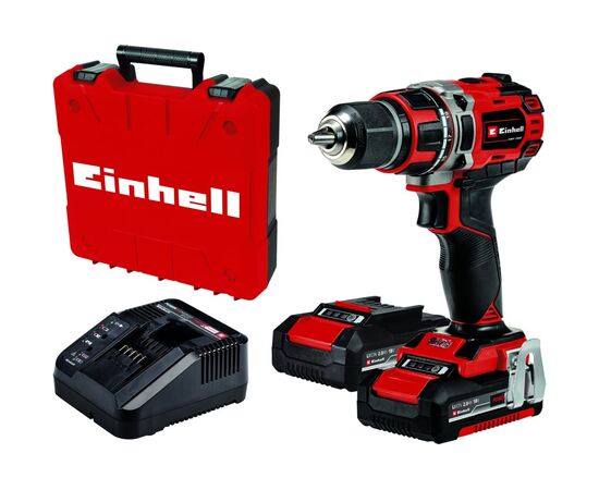  Дрель Einhell PXC TE-CD 18/50 li BL (4513896) 18в,50нм, патрон 13мм, 2x2,0ач+ЗУ, кейс 