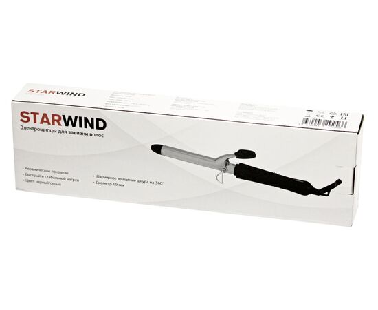  Щипцы Starwind SHE7500 черный 