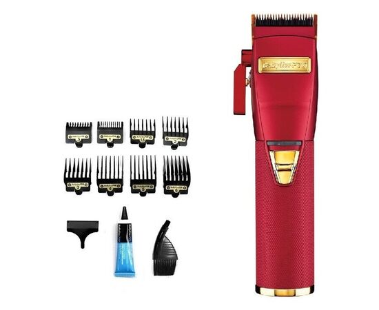  Машинка для стрижки Babyliss Pro FX8700RE красный (насадок 8шт) 