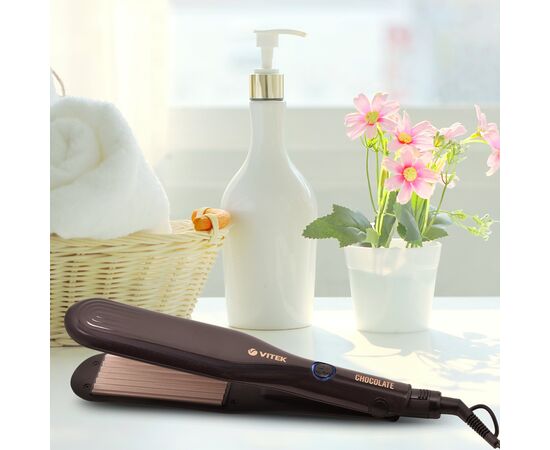  Щипцы-гофре Vitek VT-2502 коричневый 