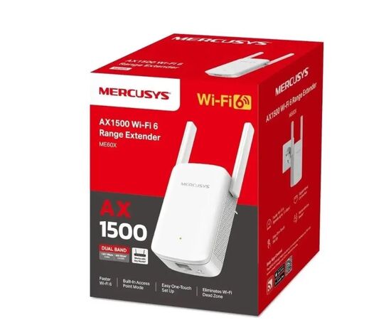  Усилитель Wi-Fi сигнала Mercusys ME60X AX1500 