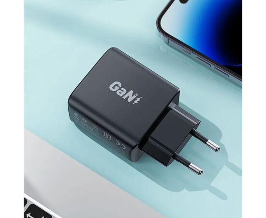  СЗУ ACEFAST A49 PD35W GaN  USB-C+USB-C (черный) 