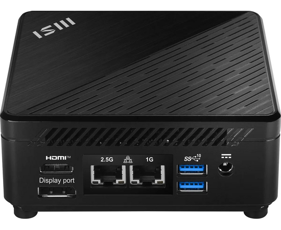  Неттоп MSI Cubi 5 12M-012XRU (9S6-B0A811-264) i7 1255U (1.7) 16Gb SSD512Gb Iris Xe noOS 2.5xGbitEth+1xGbitEth 65W черный 