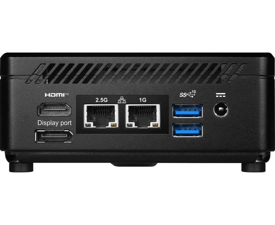  Неттоп MSI Cubi 5 12M-012XRU (9S6-B0A811-264) i7 1255U (1.7) 16Gb SSD512Gb Iris Xe noOS 2.5xGbitEth+1xGbitEth 65W черный 