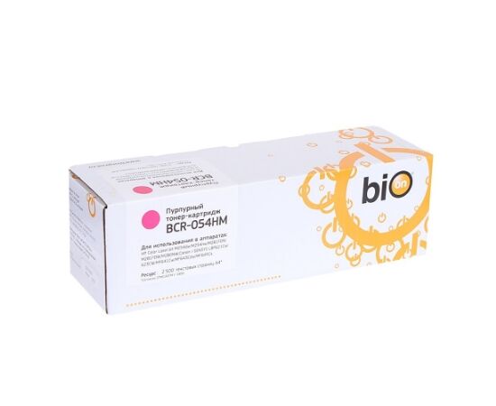  Картридж Bion BCR-054HM для Canon i-Sensys LBP-620/621/623/640/MF-640/641/642/643/644/645 (2300 стр.) Пурпурный с чипом 