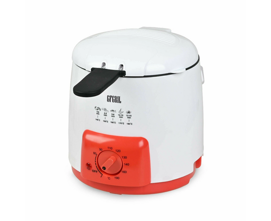  Фритюрница GFGril GFF-09 840Вт белый/красный 