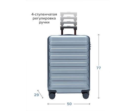  Чемодан Ninetygo Rhine Luggage 28'' (blue) 