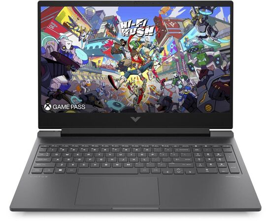  Ноутбук HP Victus 16-r1073ci (A74LWEA) 16.1", IPS, Intel Core i5 14450HX 1.8ГГц, 10 ядер, 16ГБ 512ГБ SSD, GeForce RTX 3050 - 6 ГБ Free DOS, silver 