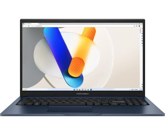  Ноутбук ASUS Vivobook 15 X1504ZA-BQ1484 (90NB1021-M02500) Core i3-1215U/8Gb/SSD256Gb/15.6"/IPS/FHD/NoOS/blue 