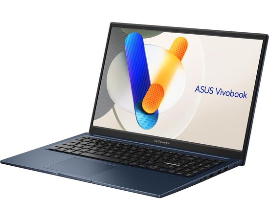  Ноутбук ASUS Vivobook 15 X1504ZA-BQ1484 (90NB1021-M02500) Core i3-1215U/8Gb/SSD256Gb/15.6"/IPS/FHD/NoOS/blue 
