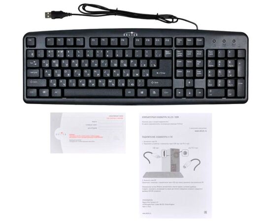  Клавиатура Oklick 100M черный USB 