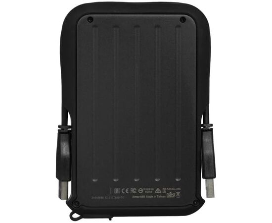  Внешний HDD Silicon Power Armor A66 SP020TBPHD66SS3K 2TB, 2.5", USB 3.2, Черный 