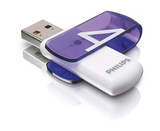  USB-флешка PHILIPS FM04FD05B/97 4GB Vivid2.0 4GB, USB 2.0 
