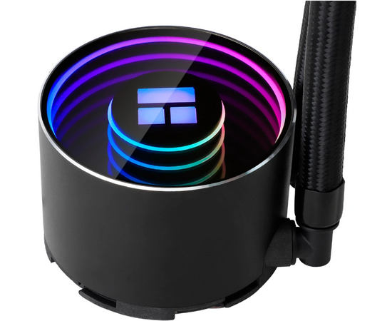  СВО Thermalright Frozen Notte 240 Black Argb V2 (F-Notte-240-BL-ARGB-V2) 240mm, Fans 2x120mm, 72.37CFM, 27.7dBA, 2000RPM 