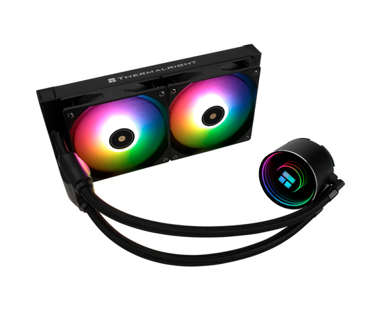  СВО Thermalright Frozen Notte 240 Black Argb V2 (F-Notte-240-BL-ARGB-V2) 240mm, Fans 2x120mm, 72.37CFM, 27.7dBA, 2000RPM 