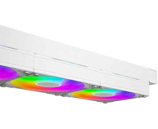  Кулер GMNG GG-CPC220-ARGB2 (GG-CPC220-ARGB2-WH) ARGB 120x120x25mm Soc-AM5/AM4/1151/1200/2066/1700 белый 4-pin 14-26dB Al+Cu LCD 220W 550gr 