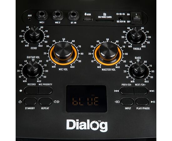  Портативная акустика напольная Dialog Oscar AO-210, микрофон BT (black) (127092) 