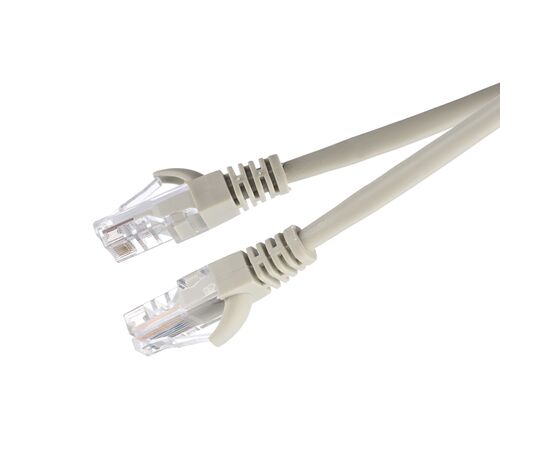  Патч-корд GoPower RJ-45 (m)-RJ-45 (m) 10.0м кат.5е ПВХ 26AWG CCA серый Premium Zip-Lock c подвесом 