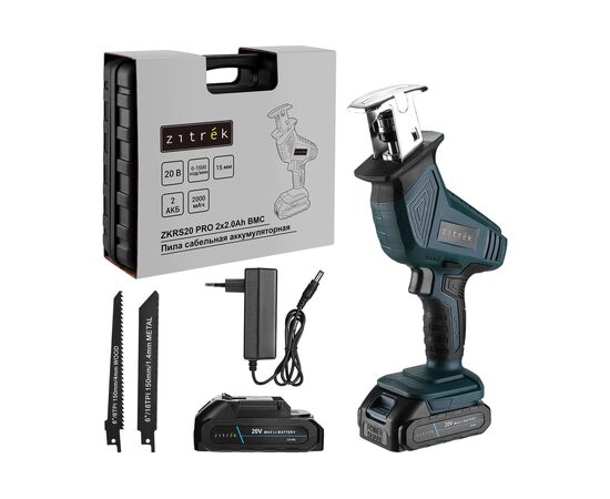  Пила сабельная Zitrek ZKRS20 Pro (085-1316) аккум. 1500ход/мин 