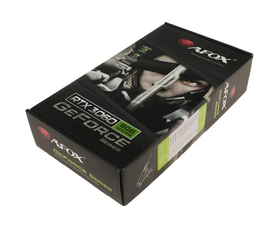  Видеокарта Afox Nvidia GeForce RTX 3060 8Gb AF3060-8GD6H4 PCI-E 4.0 128bit GDDR6 1320/15000 HDMIx1 DPx3 HDCP Ret 
