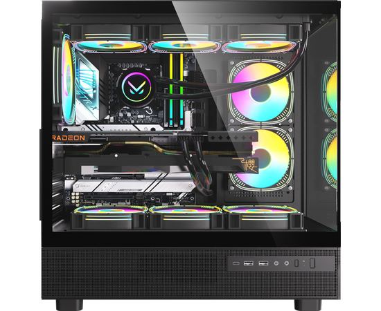  Корпус Formula Crystal Z8 (crystal z8 b), Midi-Tower, ATX, без БП, черный 