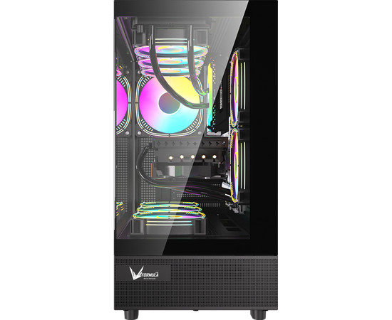  Корпус Formula Crystal Z8 (crystal z8 b), Midi-Tower, ATX, без БП, черный 