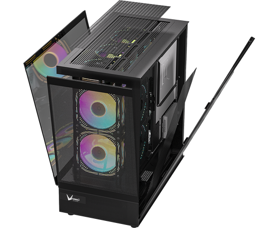  Корпус Formula Crystal Z8 (crystal z8 b), Midi-Tower, ATX, без БП, черный 