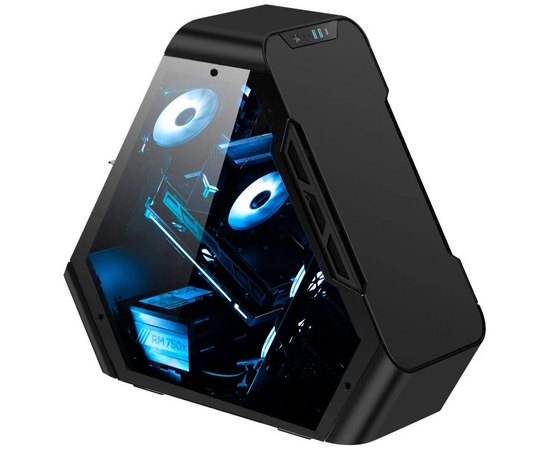 Корпус JONSBO TR03-A Black Aluminium panel 