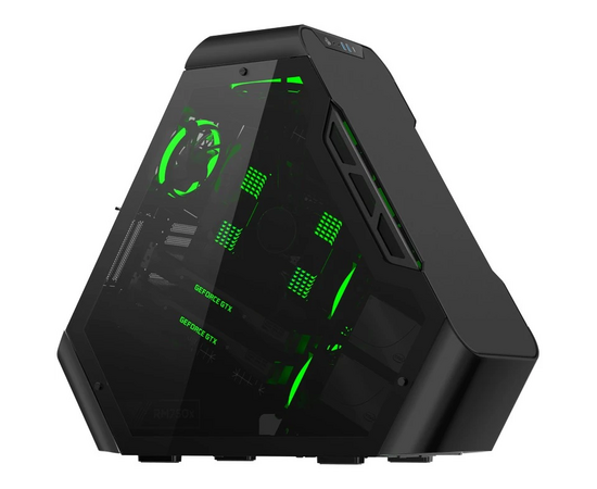  Корпус JONSBO TR03-A Black Aluminium panel 