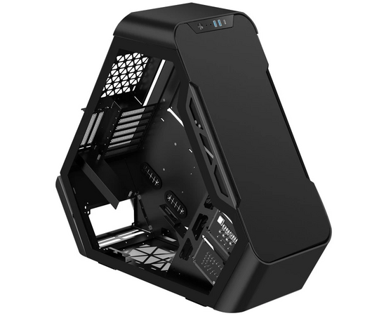  Корпус JONSBO TR03-A Black Aluminium panel 