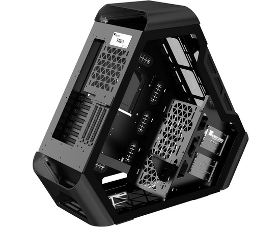  Корпус JONSBO TR03-A Black Aluminium panel 