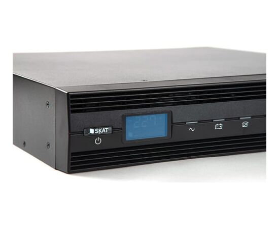  ИБП Бастион SKAT-UPS 1000 Rack, 220В 50/60Гц 900Вт 2 АКБ внешние On-Line синусоида (492) 