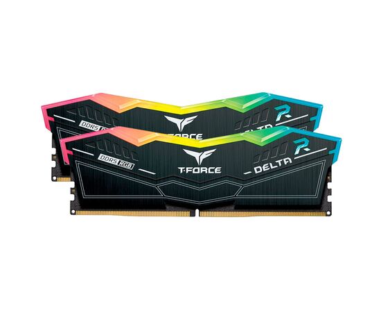  ОЗУ TEAMGROUP T-Force Delta RGB 32GB (FF3D532G7800HC38DDC01) (2x16GB) DDR5 7800MHz CL38 (38-48-48-84) 1.4V / Black 