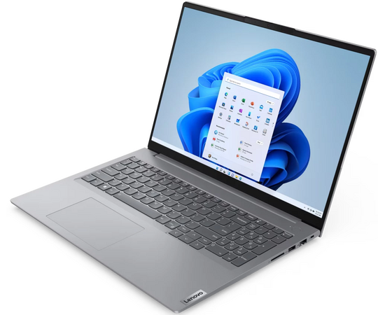  Ноутбук Lenovo ThinkBook 16 G6 ABP (21KK00AWAK) 16" IPS WUXGA/AMD Ryzen 5 7430U/32Gb/1Tb SSD/VGA int/FP/noOS/grey 