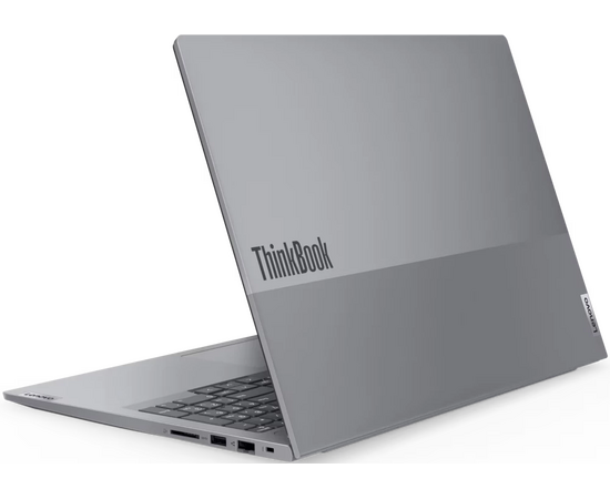 Ноутбук Lenovo ThinkBook 16 G6 ABP (21KK00AWAK) 16" IPS WUXGA/AMD Ryzen 5 7430U/32Gb/1Tb SSD/VGA int/FP/noOS/grey 