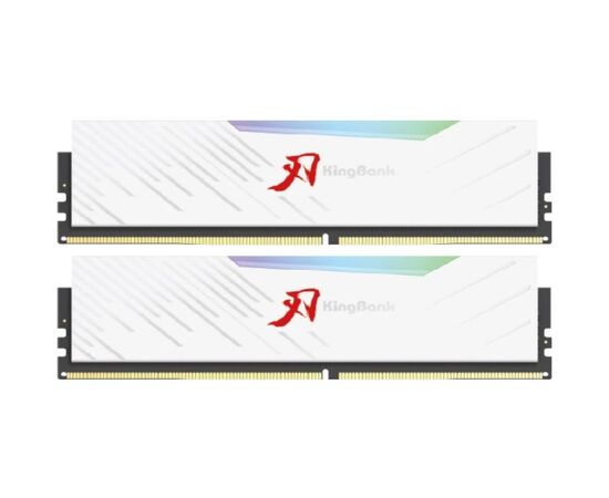  ОЗУ Kingbank KRRW series (K5.01.FL04AD9302) 32GB (2x16Gb) 3600MHz DDR4 White Heatsink RGB / Hynix CL16 (16-20-20-38) 