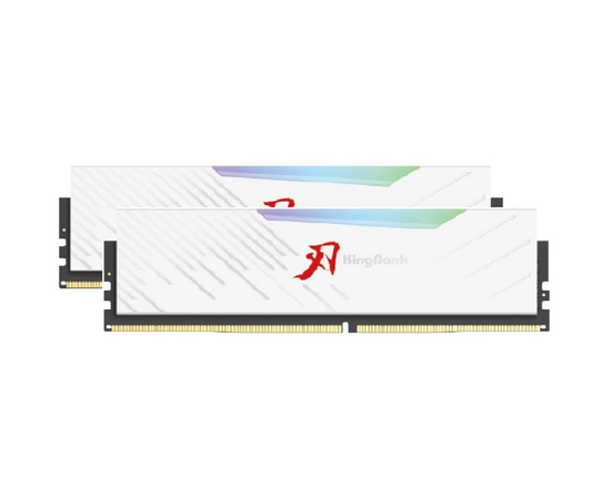  ОЗУ Kingbank KRRW series (K5.01.FL04AD9302) 32GB (2x16Gb) 3600MHz DDR4 White Heatsink RGB / Hynix CL16 (16-20-20-38) 