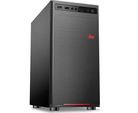  ПК IRU Home 310H6SE (2084551) MT i5 12400 (2.5) 16Gb SSD256Gb UHDG 730 FreeDOS GbitEth 400W черный 