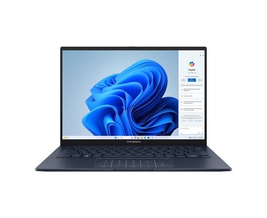  Ноутбук ASUS Zenbook 14 UX3405MA-QD379W (90NB11R1-M00ZU0) Core Ultra 7 155H/16Gb/SSD1Tb/14.0"/OLED/FHD/Win11H/blue 